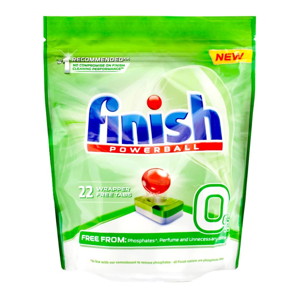 Finish 22 Pack Powerball Dishwasher Tablets Wrapper Free