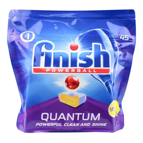 Finish 45 Pack Powerball Quantum Dishwashing Tablets Lemon Sparkle