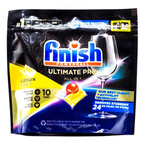 Finish 10 Pack Powerball Ultimate Pro All In 1 Lemon Sparkle