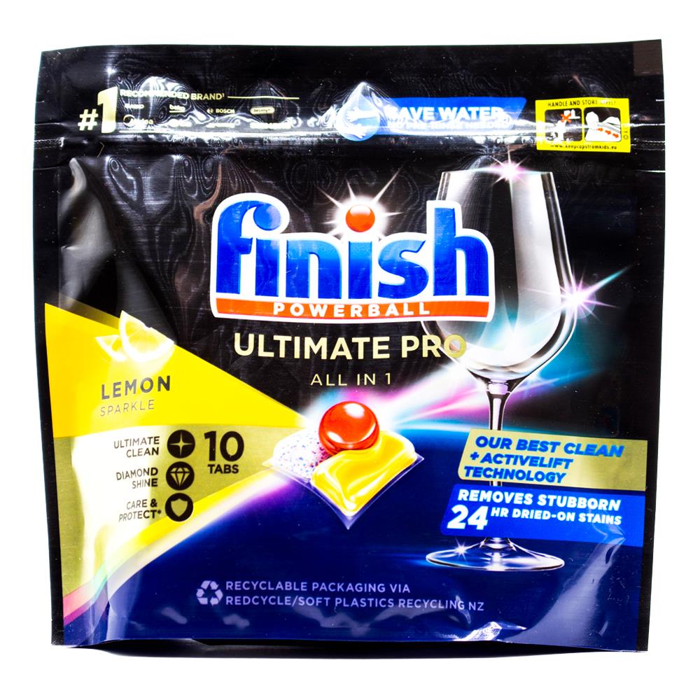 Finish 10 Pack Powerball Ultimate Pro All In 1 Lemon Sparkle