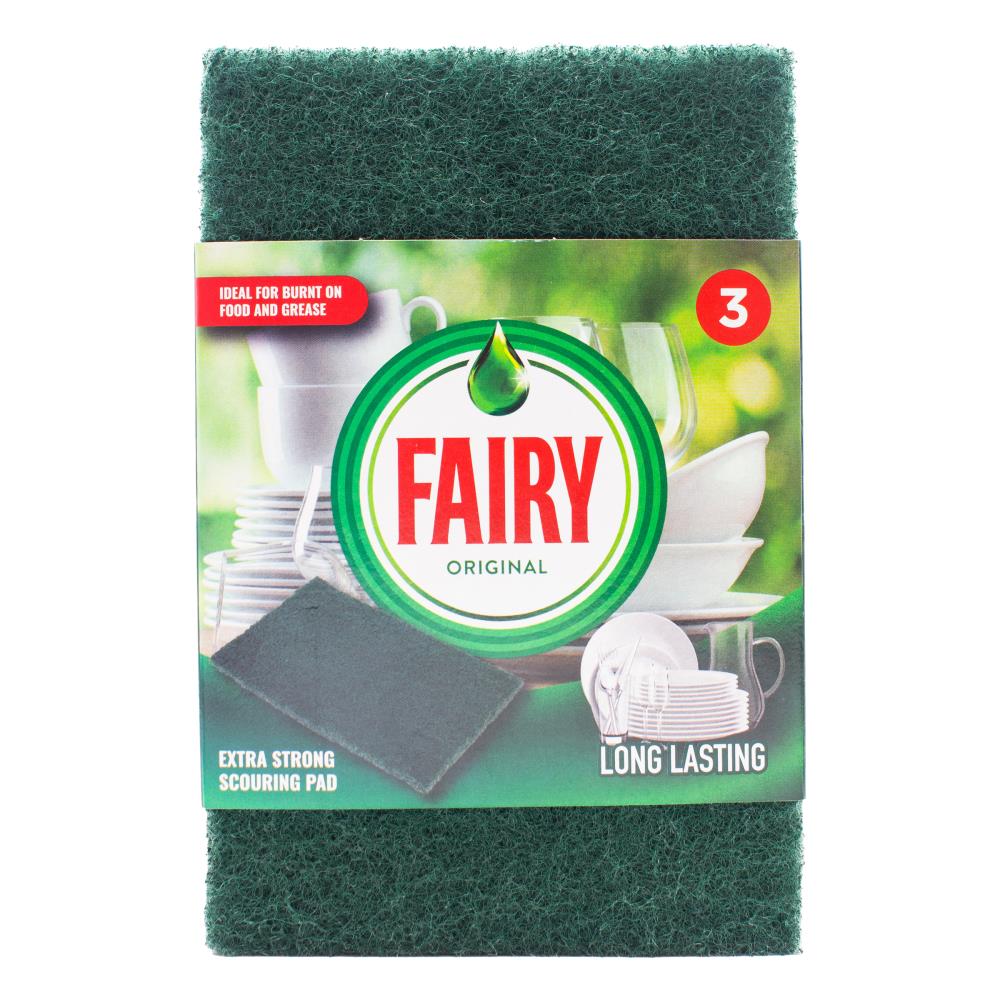 Fairy Original Extra Strong Scourer Pad 3 Pack
