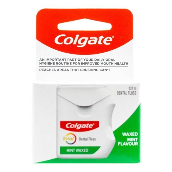 Colgate 137m Dental Floss Mint Waxed