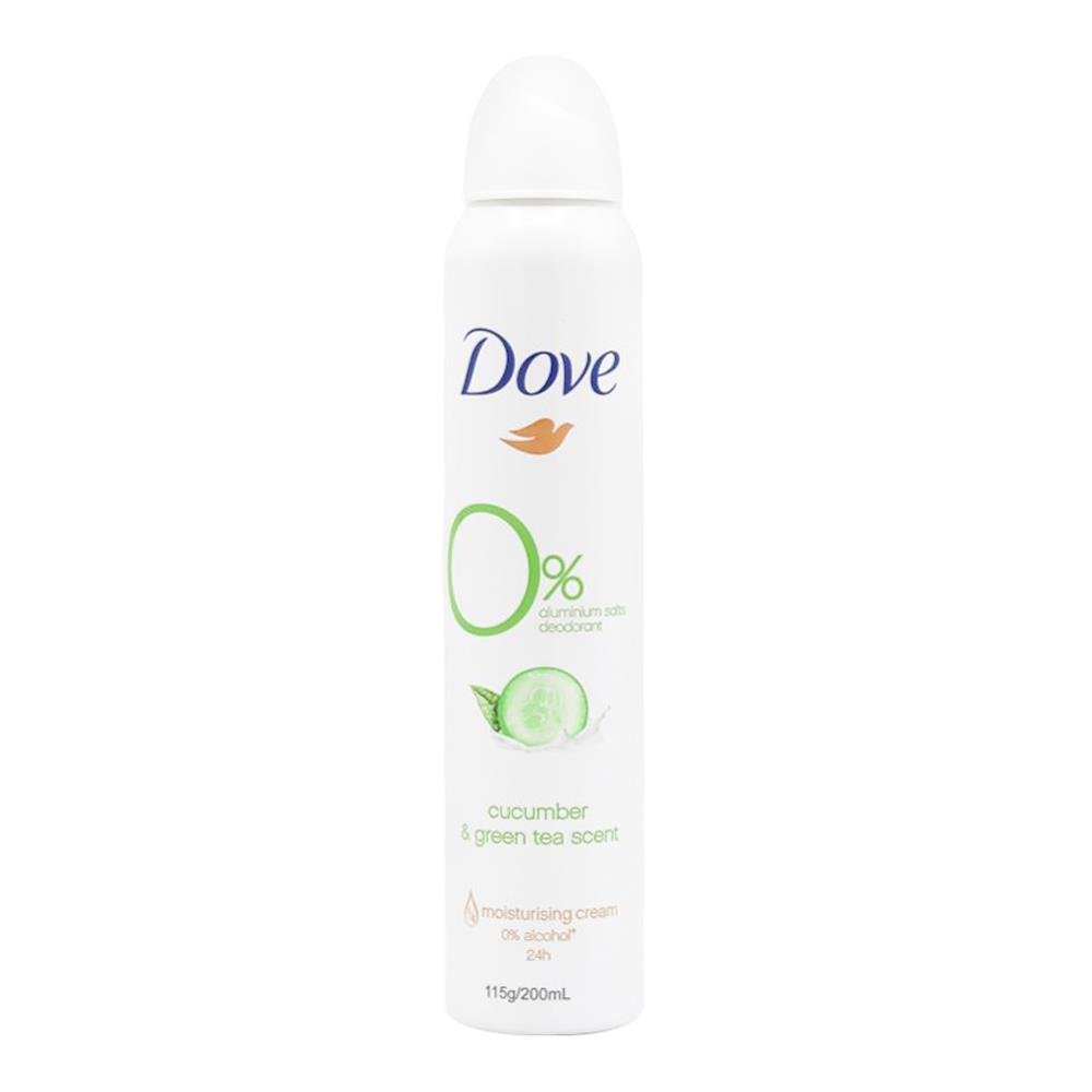 Dove Deodorant Aerosol Cucumber & Green Tea 200ml