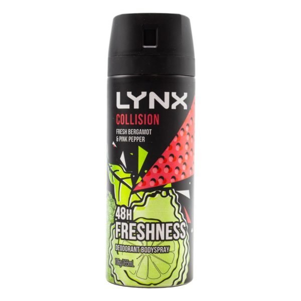 Lynx Deodorant Collision Fresh Bergamot & Pink Pepper 165ml