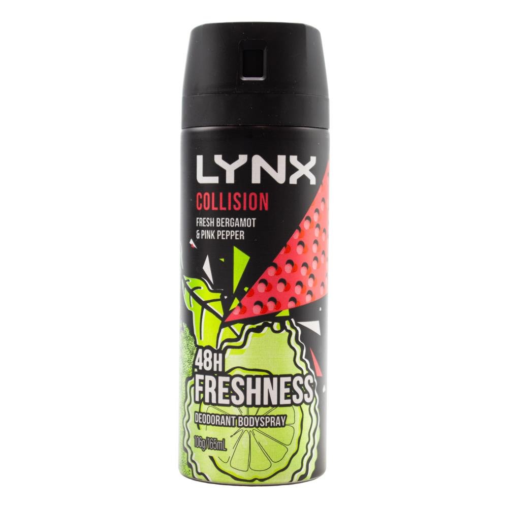 Lynx Deodorant Collision Fresh Bergamot & Pink Pepper 165ml