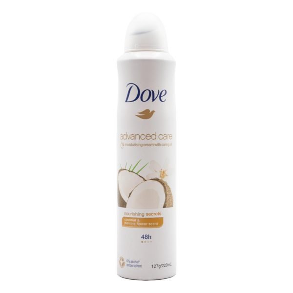 Dove Advanced Care Nourishing Secrets Coconut & Jasmine Antiperspirant Aerosol Deodorant  220mL