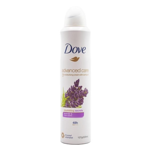 Dove Advanced Care Nourishing Secrets Lavender & Rose Antiperspirant Aerosol Deodorant 220mL