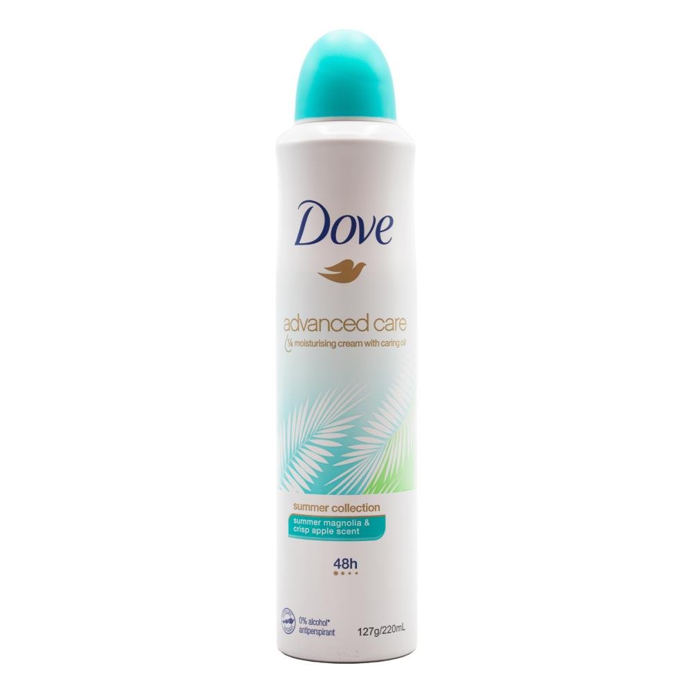 Dove Advanced Care Summer Magnolia Antiperspirant Aerosol Deodorant 220ml