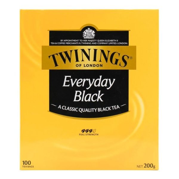 Twinings Every Day Black Tea Bags 100 Pack