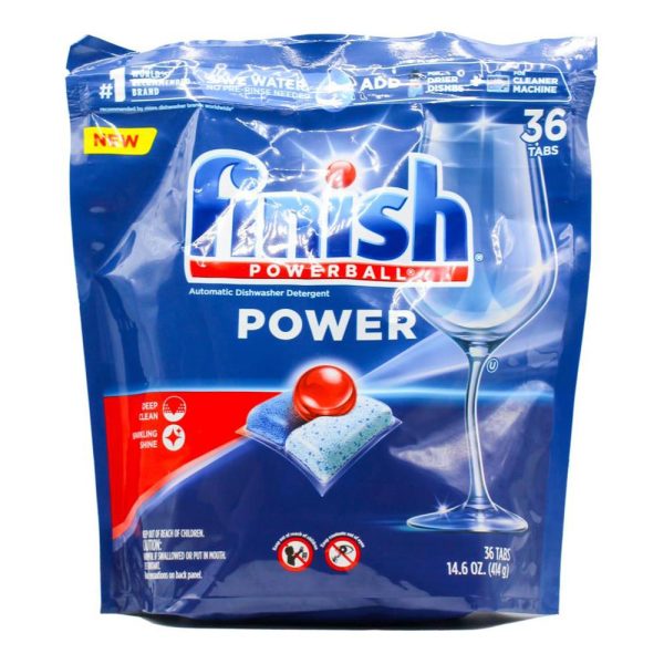 Finish 36 Pack Powerball Dishwasher Tablets Power