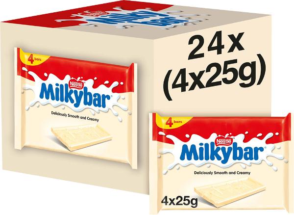 Nestle Milkybar Medium 4Pack 100g