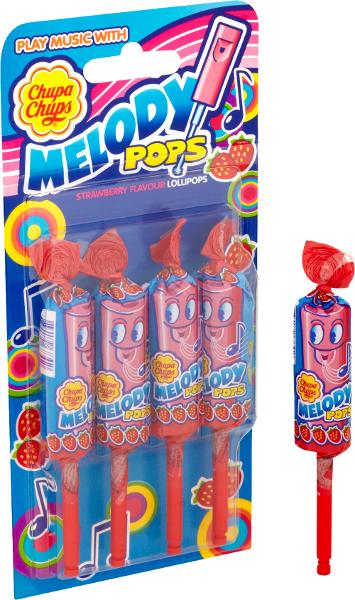 Chupa Chups Melody Pops 4 Pack 60g