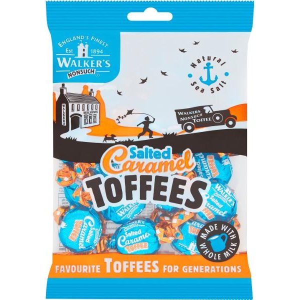 Walkers Salted Caramel Toffees 150g