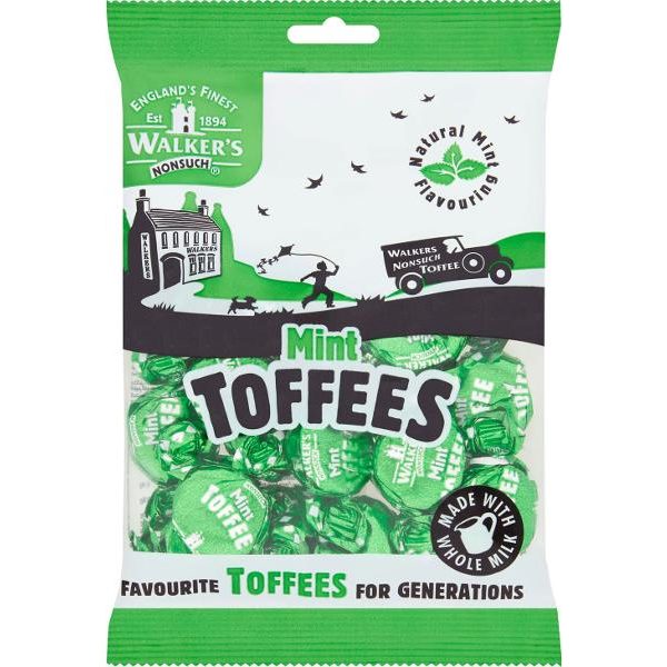 Walkers Mint Toffees 150g