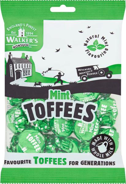 Walkers Mint Toffees 150g