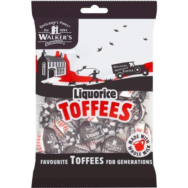 Walkers Liquorice Toffees 150g