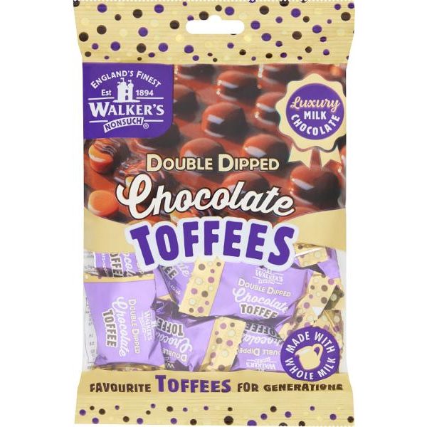 Walkers Double Dipped Toffees 135g