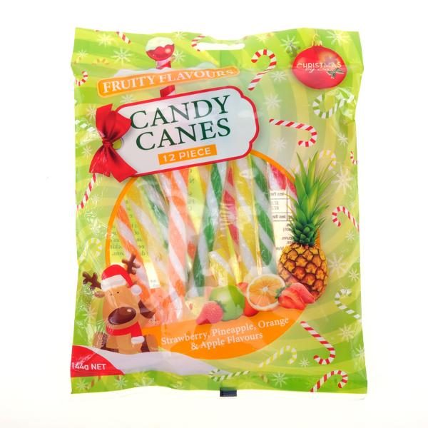 Candy Cane Fruity Flavours 12pk 12g Each