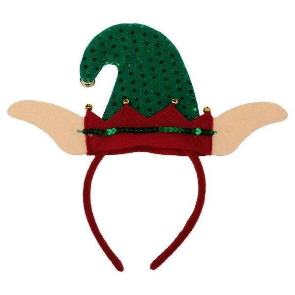 Headband Elf Ears & Hat 28cm x 24.5cm