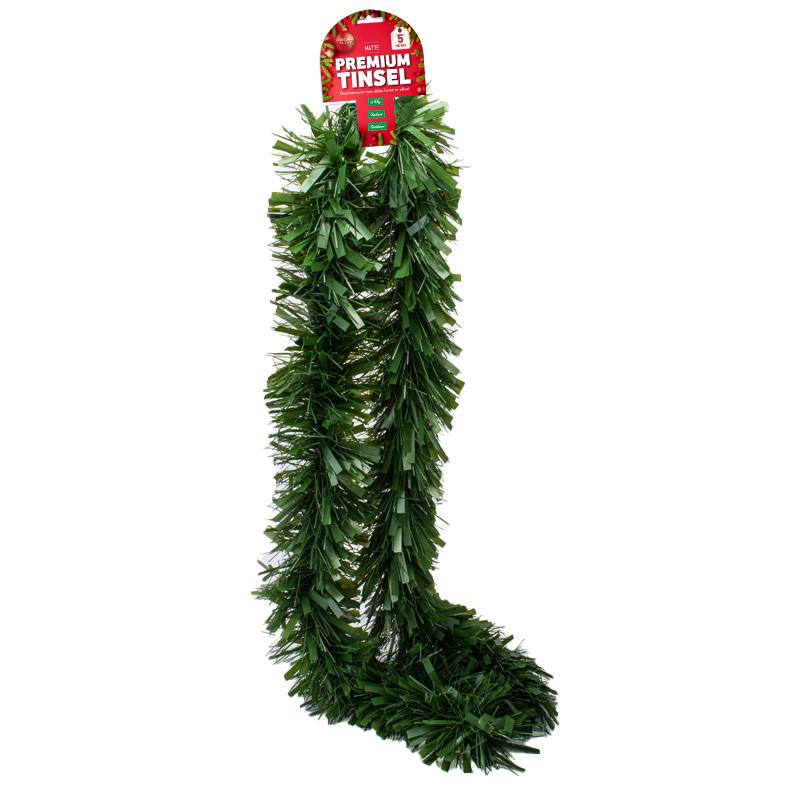 Tinsel Premium Indoor/Outdoor 6ply 5m x 14cm Natural green