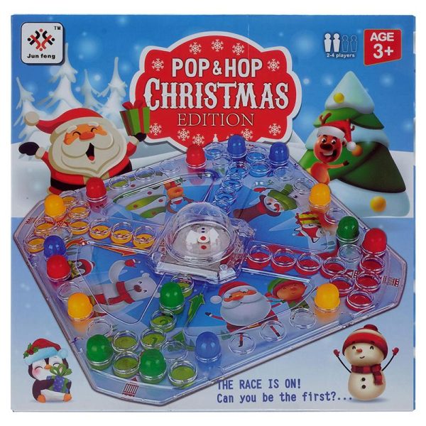 Toy Pop & Hop Christmas Game 26.5cm x 26.5cm