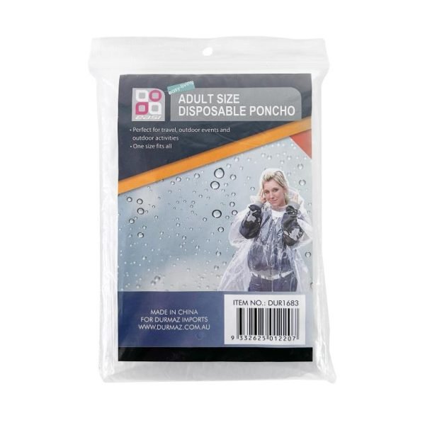 Adult Size Disposable Poncho