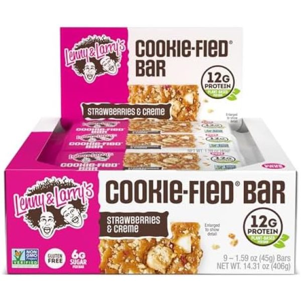 Lenny & Larry's Cookie-fied Bar Strawberry Cream 45g