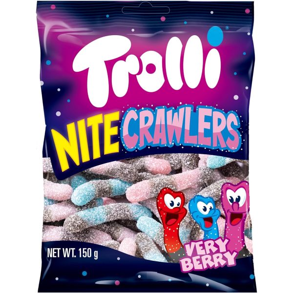 Trolli Nitecrawlers Peg Bag 150g