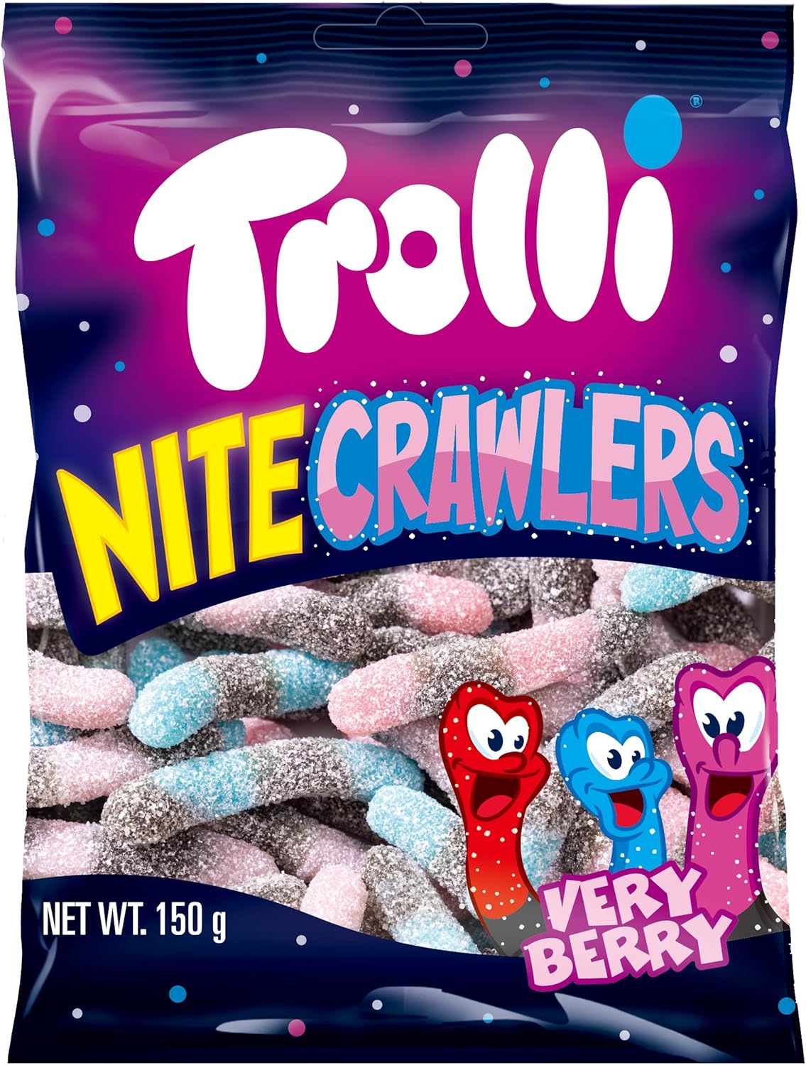 Trolli Nitecrawlers Peg Bag 150g