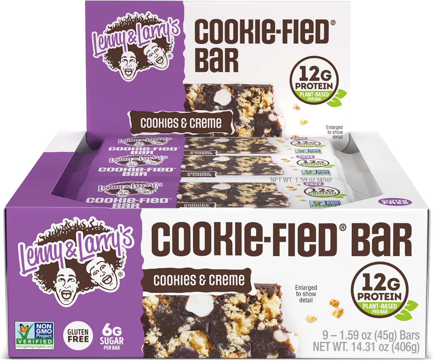 Lenny & Larry's Cookie-fied Bar Cookies Cream 45g