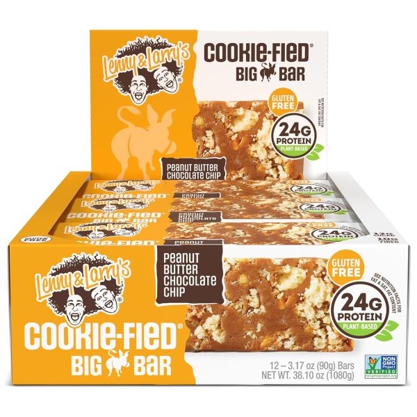 Lenny & Larry's Cookie-fied Bar Peanut Butter Choc 90g