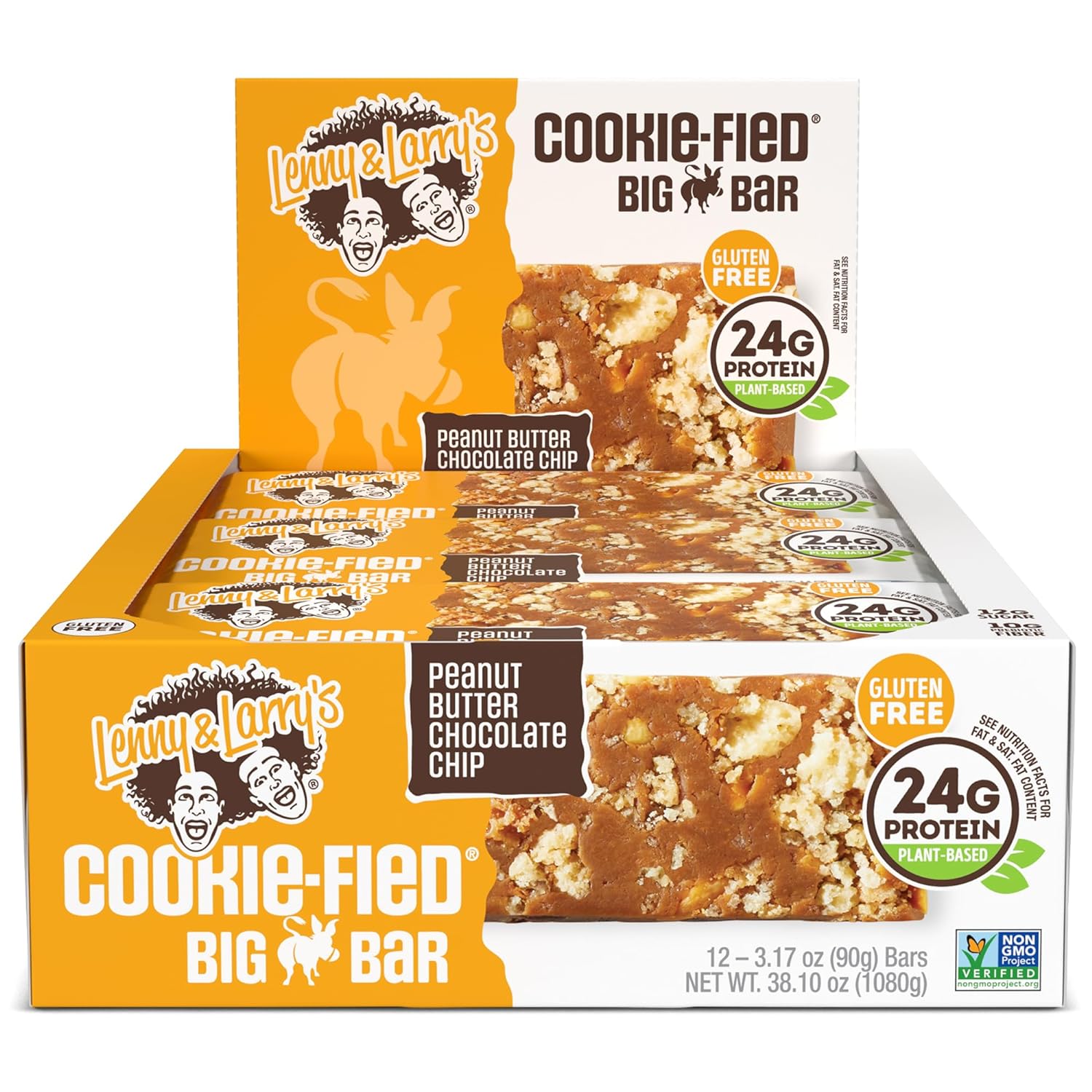 Lenny & Larry's Cookie-fied Bar Peanut Butter Choc 90g