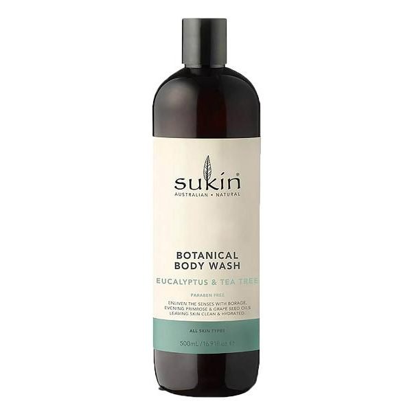 Sukin Botanical Body Wash Eucalyptus & Tea Tree (Cap) 500mL