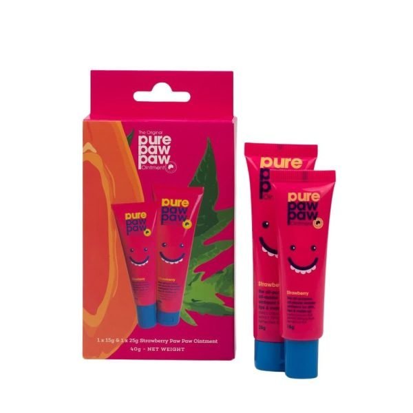 Pure Paw Paw duo set Strawberry 25g + 15g