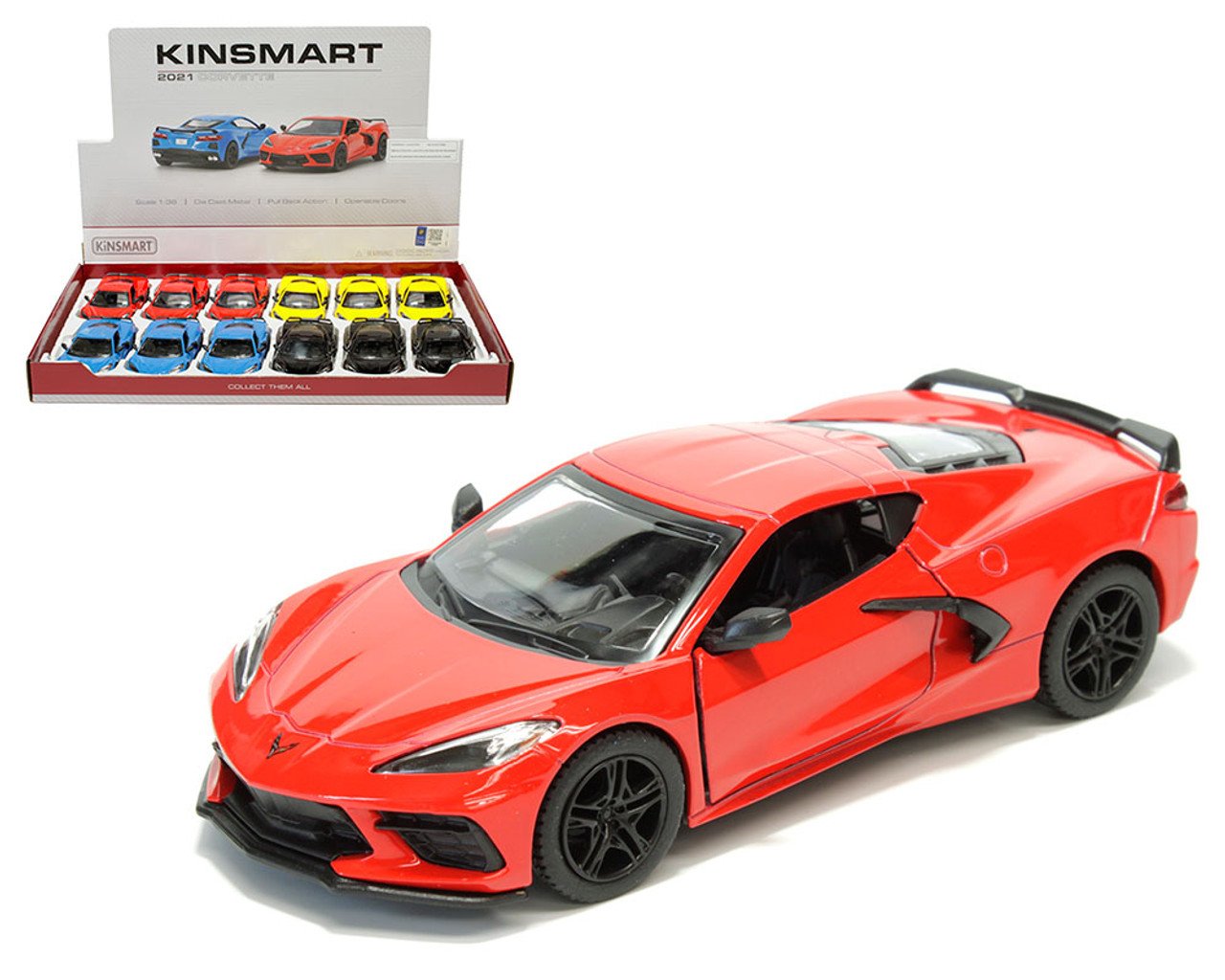 1:36 Die Cast 5" 2021 Corvette
