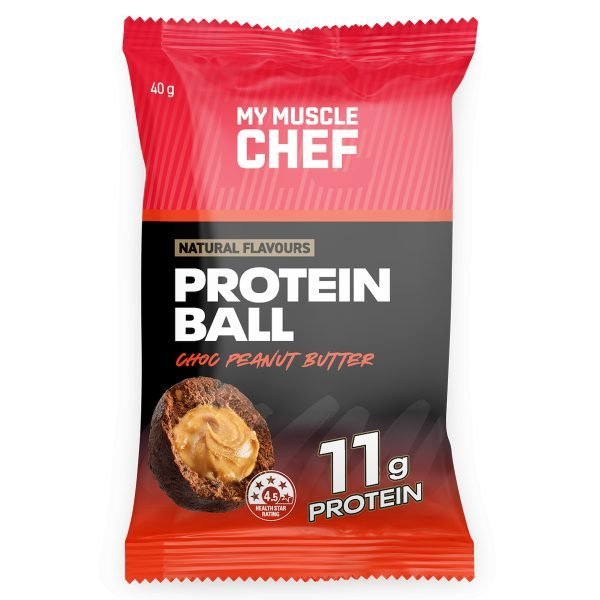 My Muscle Chef Protein Ball Choc Peanut Butter 40g