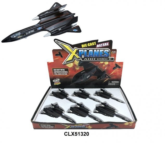 SR-71 Blackbird (US Air Force Scout) 8" Diecast Model - Image 2