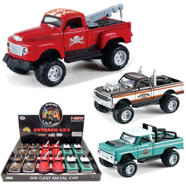 1:36 Die Cast Outback 4x4 Ford Pick Ups 3 Styles Asst.