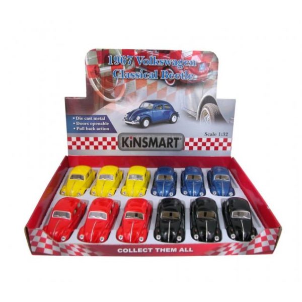1:32 Die Cast 1967 Volkswagen Classical Beetle (4 Colors)