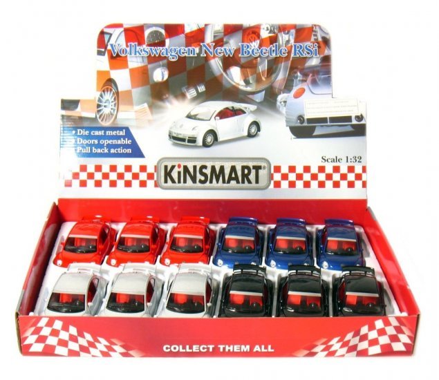 1:32 Die Cast 5" VW New Beetle RSi KT5058D - Image 2