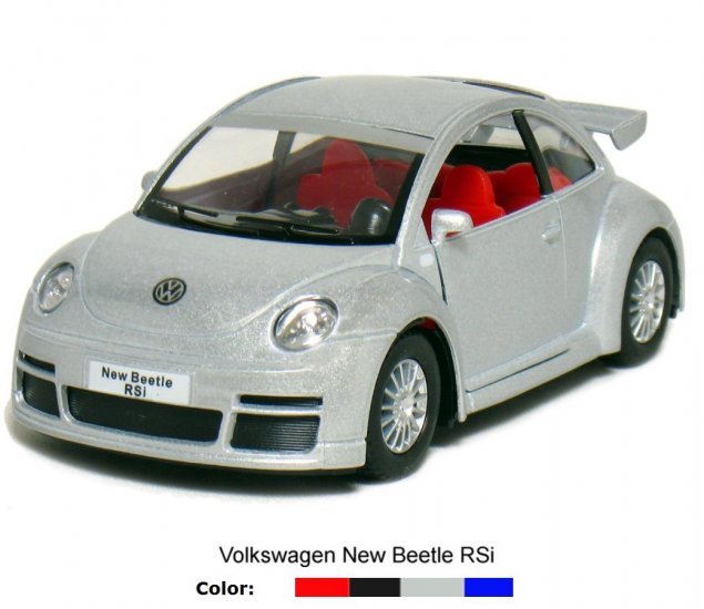 1:32 Die Cast 5" VW New Beetle RSi KT5058D
