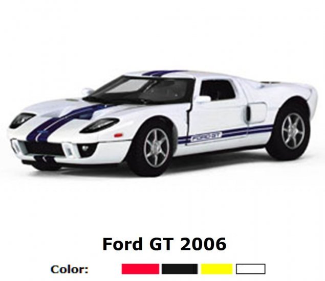1:36 Die Cast 5" 2006 Ford GT KT5092D