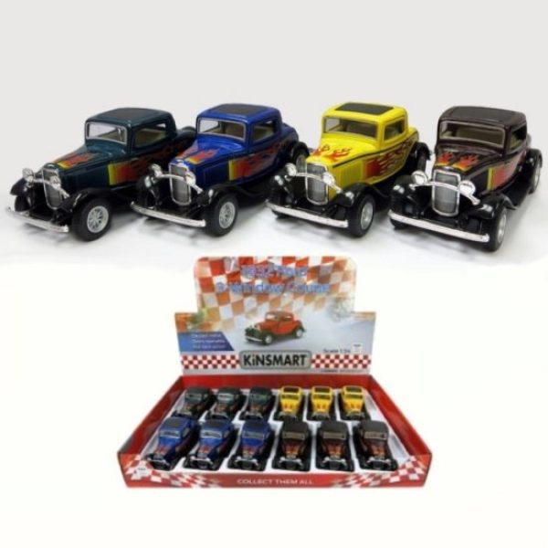 1:34 Die Cast 1932 Ford 3-Window Coupe Hot Rod
