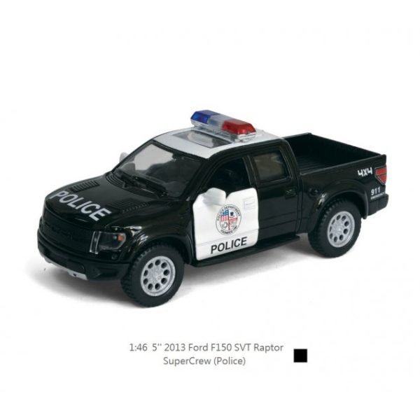 1:46 Die Cast 2013 Ford F-150 SVT Raptor Supercrew Police Car