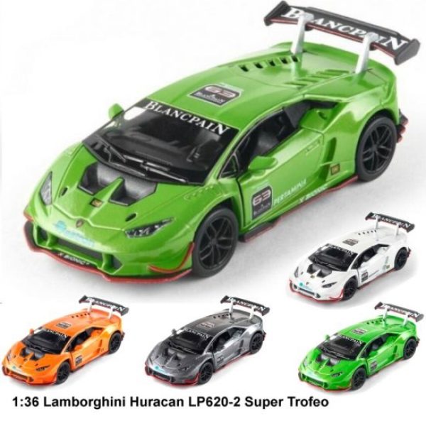 1:36 Die Cast Lamborghini Huracan LP620-2 Super Trofeo