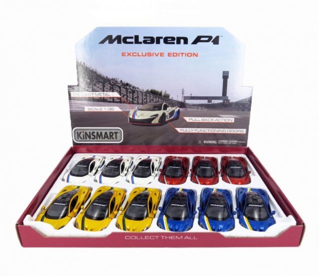 1:36 Die Cast McLaren P1 with printing - Image 2
