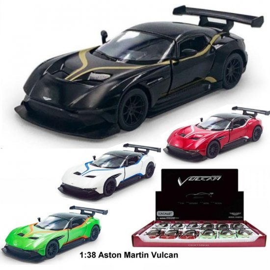 1:36 Die Cast Aston Martin Vulcan with printing