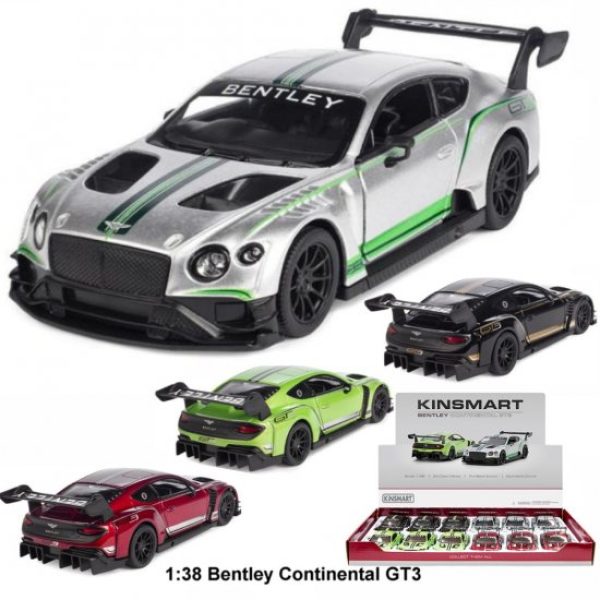 1:36 Die Cast 5'' Bentley Continental GT3 KT5417D