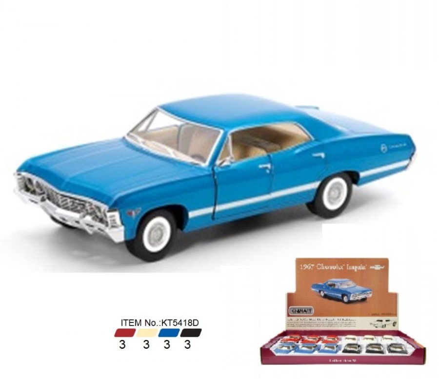 1:42 Die Cast 5" 1967 Chevrolet Impala