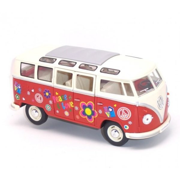 1:24 Die Cast 1962 Volkswagen Classical Bus with Printing